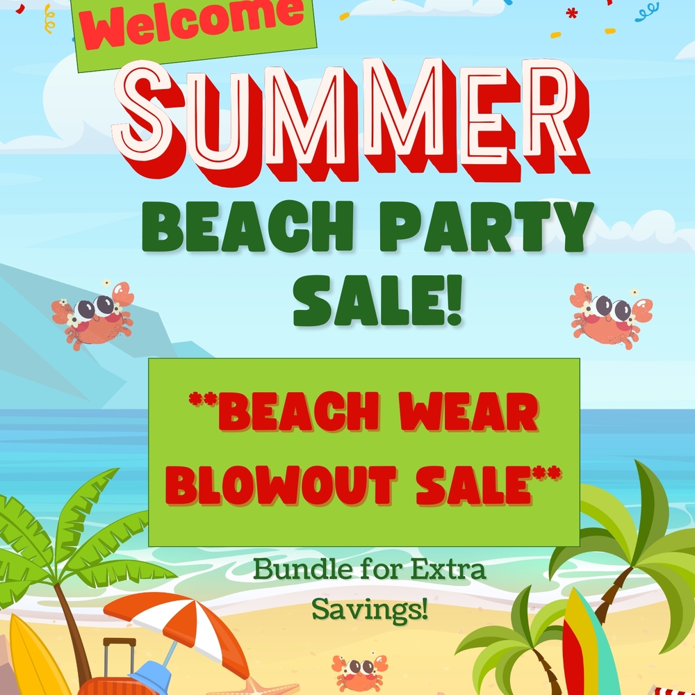 Beach Party Sale!